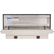 Saddle Box, Aluminum, Mid-Size, Clear, 7.0 cu ft - 154-0-04 product image