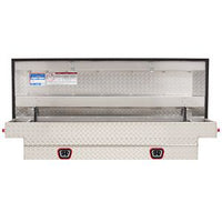 Saddle Box, Aluminum, Mid-Size, Clear, 7.0 cu ft - 154-0-04 product image