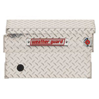 Saddle Box, Aluminum, Mid-Size, Clear, 7.0 cu ft - 154-0-04 product image