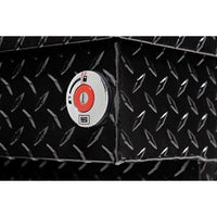 Saddle Box, Aluminum, Mid-Size, Gloss Black, 7.0 cu ft - 154-5-04 product image