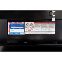 Saddle Box, Aluminum, Mid-Size, Gloss Black, 7.0 cu ft - 154-5-04 product image