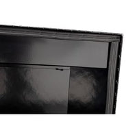 Saddle Box, Aluminum, Mid-Size, Gloss Black, 7.0 cu ft - 154-5-04 product image