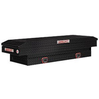 Saddle Box, Aluminum, Mid-Size, Gloss Black, 7.0 cu ft - 154-5-04 product image