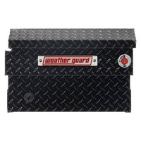 Saddle Box, Aluminum, Mid-Size, Gloss Black, 7.0 cu ft - 154-5-04 product image