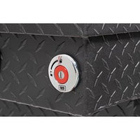 Saddle Box, Aluminum, Mid-Size, Textured Matte Black, 7.0 cu ft - 154-52-04 product image
