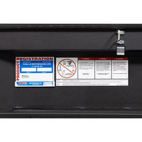 Saddle Box, Aluminum, Mid-Size, Textured Matte Black, 7.0 cu ft - 154-52-04 product image