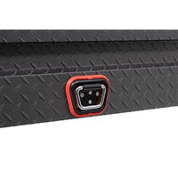 Saddle Box, Aluminum, Mid-Size, Textured Matte Black, 7.0 cu ft - 154-52-04 product image