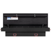 Saddle Box, Aluminum, Mid-Size, Textured Matte Black, 7.0 cu ft - 154-52-04 product image