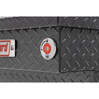 Saddle Box, Aluminum, Mid-Size, Gunmetal Gray, 7.0 cu ft - 154-6-04 product image