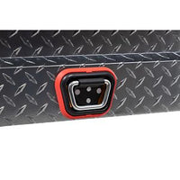 Saddle Box, Aluminum, Mid-Size, Gunmetal Gray, 7.0 cu ft - 154-6-04 product image