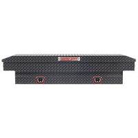 Saddle Box, Aluminum, Mid-Size, Gunmetal Gray, 7.0 cu ft - 154-6-04 product image
