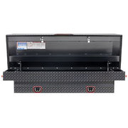 Saddle Box, Aluminum, Mid-Size, Gunmetal Gray, 7.0 cu ft - 154-6-04 product image