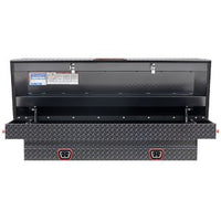 Saddle Box, Aluminum, Mid-Size, Gunmetal Gray, 7.0 cu ft - 154-6-04 product image