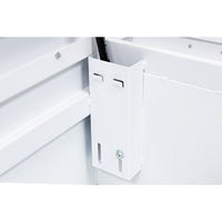 Saddle Box, Steel, Mid-Size, White, 7.0 cu ft - 156-3-04 product image