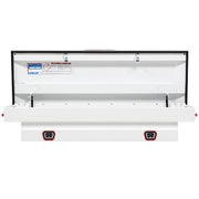 Saddle Box, Steel, Mid-Size, White, 7.0 cu ft - 156-3-04 product image