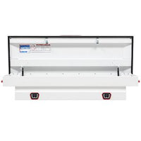 Saddle Box, Steel, Mid-Size, White, 7.0 cu ft - 156-3-04 product image