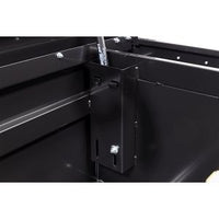 Saddle Box, Steel, Mid-Size, Gloss Black, 7.0 cu ft - 156-5-04 product image