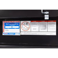 Saddle Box, Steel, Mid-Size, Gloss Black, 7.0 cu ft - 156-5-04 product image