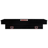 Saddle Box, Steel, Mid-Size, Gloss Black, 7.0 cu ft - 156-5-04 product image