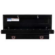 Saddle Box, Steel, Mid-Size, Gloss Black, 7.0 cu ft - 156-5-04 product image