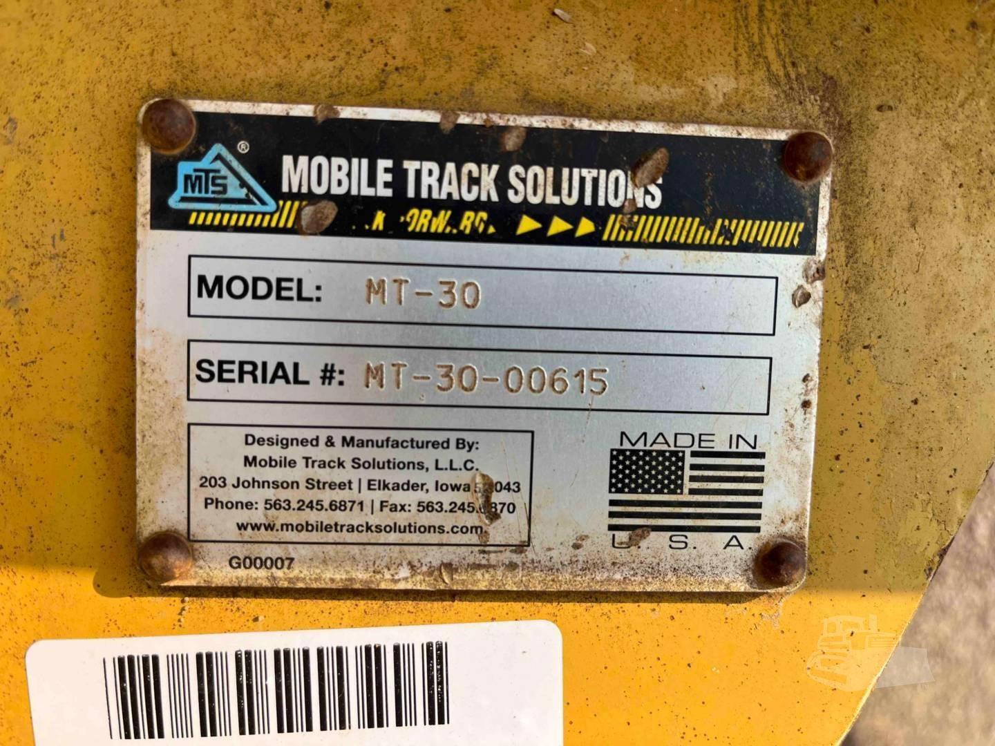 MTS MT-30 Scraper