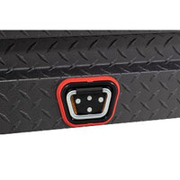 56in Lo-Side Box, Aluminum, Textured Matte Black, 4.0 cu ft - 174-52-04 product image