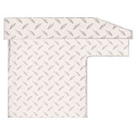 56in Low Profile Lo-Side Box, Aluminum, Clear, 4.0 cu ft - 178-0-04 product image