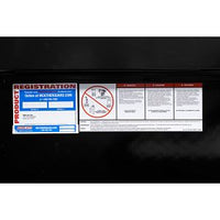 56in Low Profile Lo-Side Box, Aluminum, Gloss Black, 4.0 cu ft - 178-5-04 product image