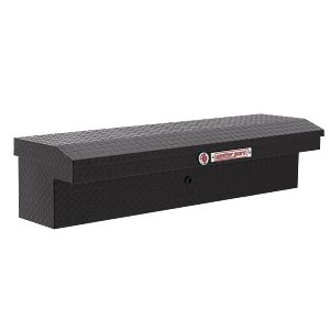 56in Low Profile Lo-Side Box, Aluminum, Gloss Black, 4.0 cu ft - 178-5-04