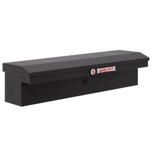56in Low Profile Lo-Side Box, Aluminum, Textured Matte Black, 4.0 cu ft - 178-52-04