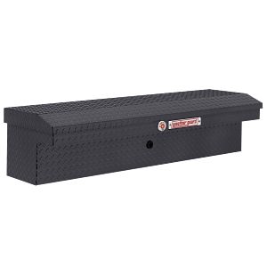 56in Low Profile Lo-Side Box, Aluminum, Gunmetal Gray, 4.0 cu ft - 178-6-04