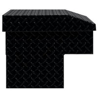 41in Lo-Side Box, Aluminum, Gloss Black, 3.0 cu ft - 184-5-04 product image