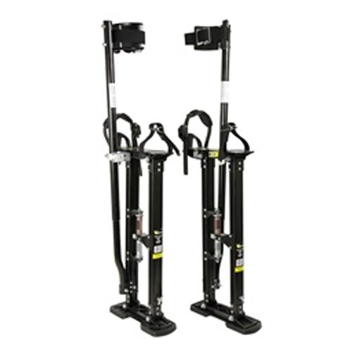 18 in - 30 in Warner Stap-N-Stride Black Aluminum Stilts
