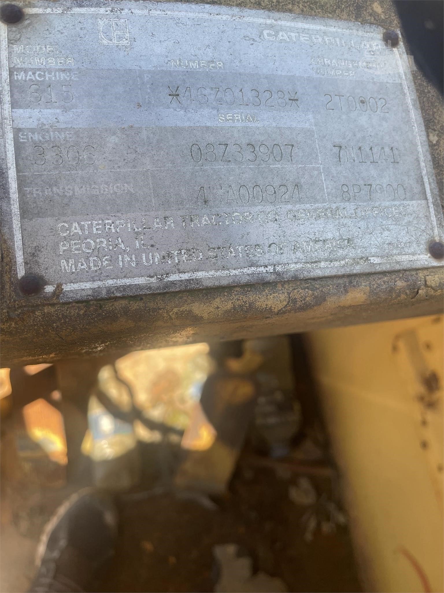 1986 Caterpillar 615C