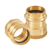 30 Pcs 1" Press x 1" Female Brass Adapter (Lead Free)
