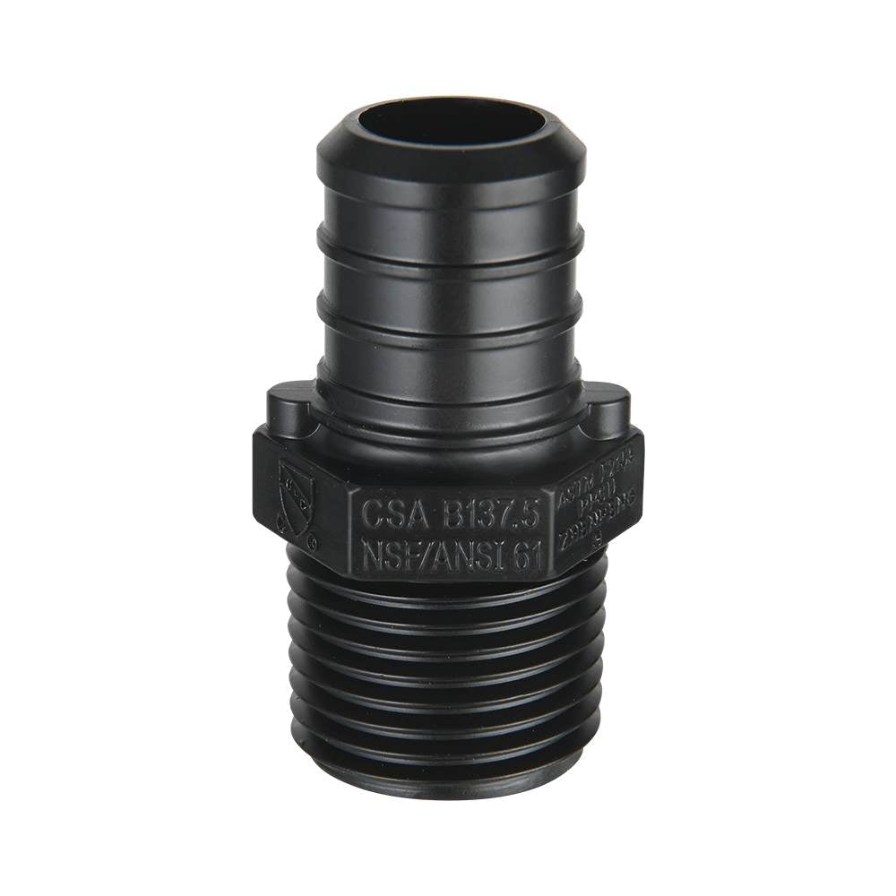 PEX-B Crimp 3/4" x 1/2" Male Adapter