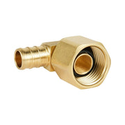 30 Pcs PEX-B Crimp 3/4" PEX x 3/4" Female NPT Metal Swivel Elbow (Lead Free)