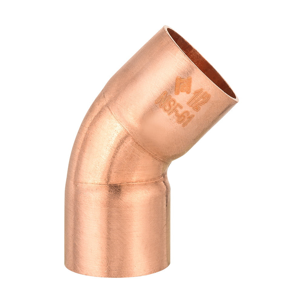 30 Pcs 1/2" 45º Copper Elbow at Wholesale Price