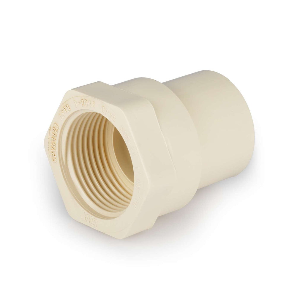3/4" CTS CPVC Female Adapter w/Gasket (Socket x FIP)