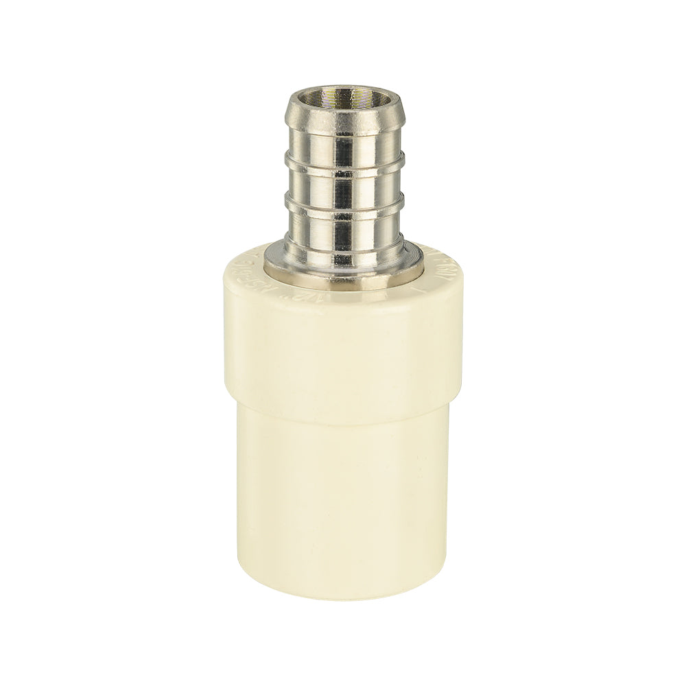 PEX-B Crimp 1/2" PEX x 1/2" CPVC Coupling (Lead Free)