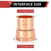 30 Pcs 1-1/2" C X FNPT Copper Female Adapter at Wholesale Price
