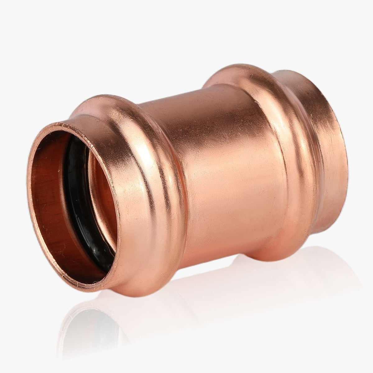 1" Press Copper Coupling NO Stop (Lead Free)