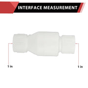 1" PVC In-Line Check Valve
