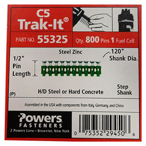 1/2" Specialty Tapered Short Pins for Trak-It C5 [800]
