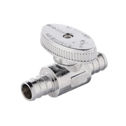 10 Pcs 1/2" PEX Crimp x 1/2" PEX Crimp Straight Stop Valve, 1/4 Turn (Lead Free)
