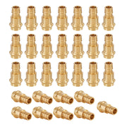 30 Pcs 1-1/4" Press x 1-1/4" PEX Expansion Brass Adapter (Lead Free)