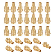 30 Pcs 1-1/4" Press x 1-1/4" PEX Crimp Brass Adapter (Lead Free)