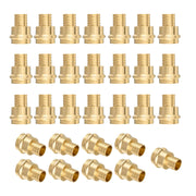 30 Pcs 2" Press x 2" PEX Crimp Brass Adapter (Lead Free)