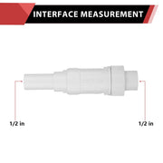 10 Pcs 1/2" PVC Expansion Coupling