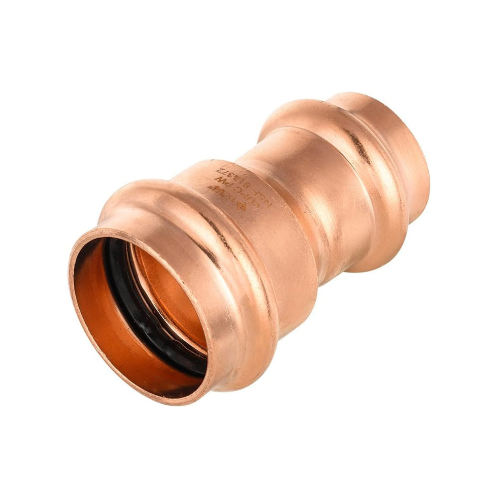 1" x 3/4" Press Copper Coupling NO Stop (Lead Free)